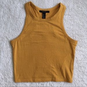 Mustard Crop Top